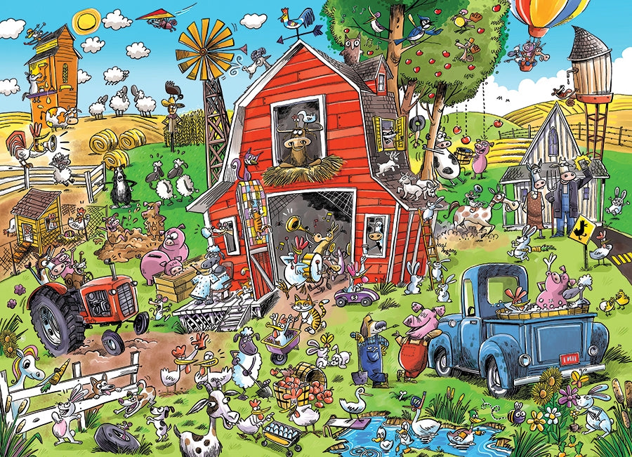 Doodle Town: Farmyard Folly 1000pc