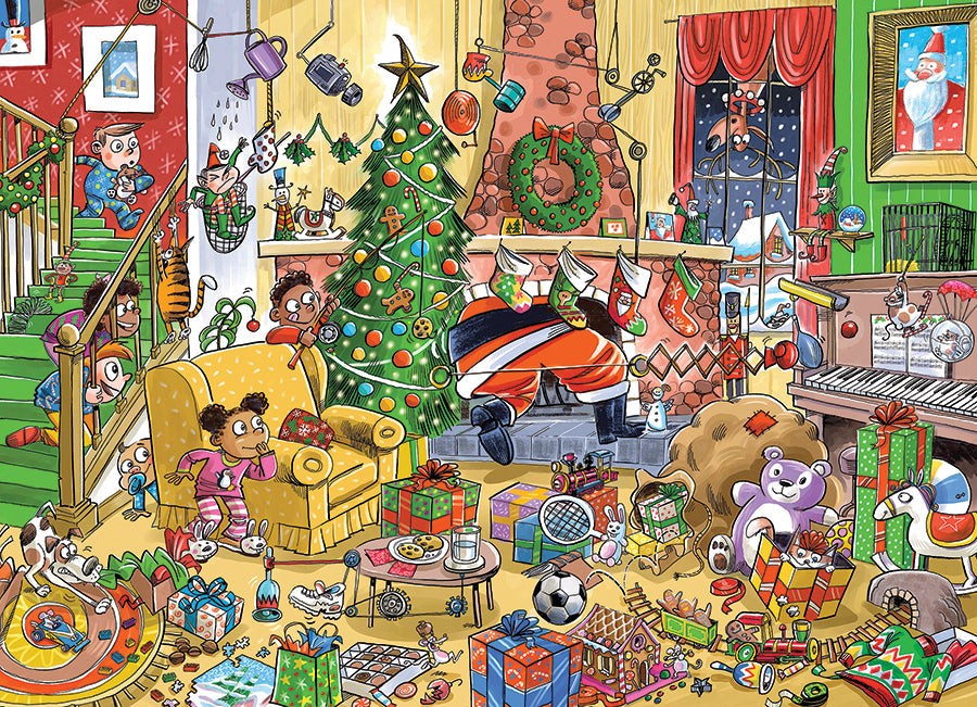 DoodleTown: Catching Santa 1000pc puzzle