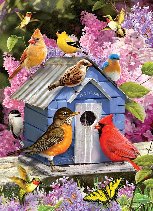 Spring Birdhouse 500pc