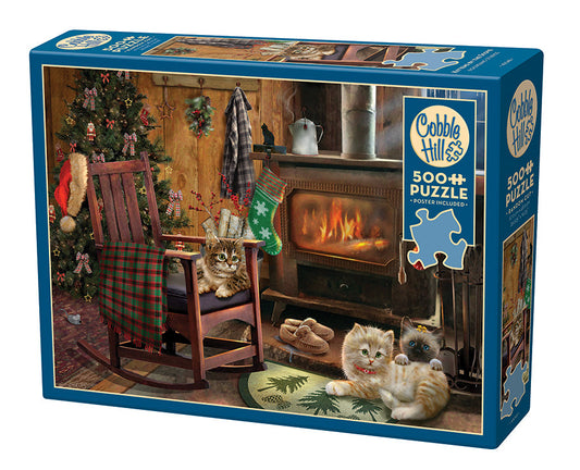 Kittens by the Stove 500pc