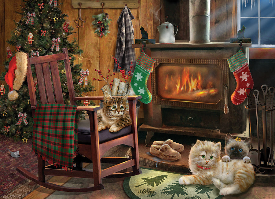 Kittens by the Stove 500pc