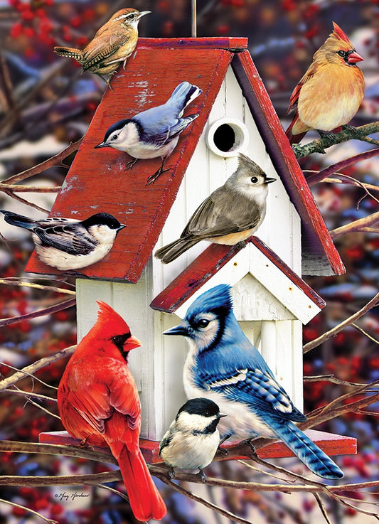 Winter Birdhouse 500pc