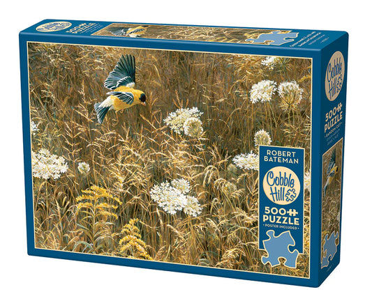 Queen Anne's Lace and American Goldfinch 500pc