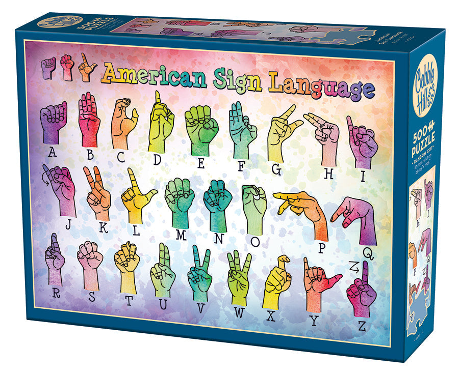 American Sign Language 500pc puzzle