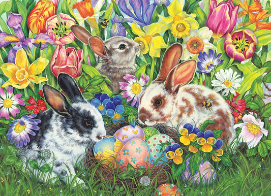 Easter Bunnies Family 350pc