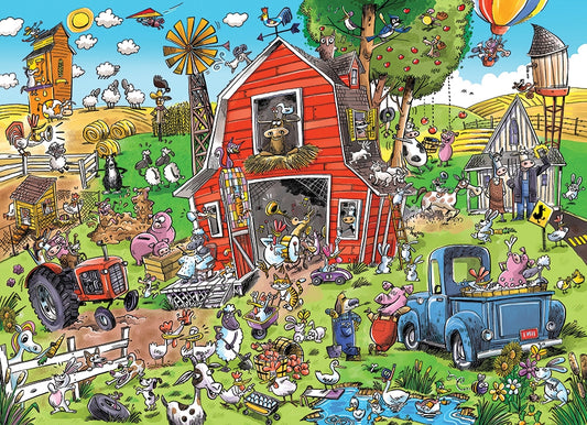 Farmyard Folly Family 350pc