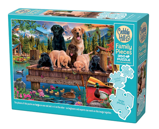 Pups and Ducks 350pc Family puzzle