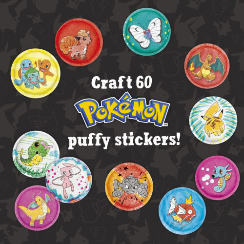 Klutz Pokemon Color-In 3D Puffy Stickers