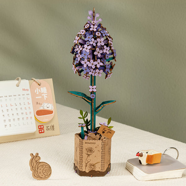 Wooden Bloom Craft Lilac