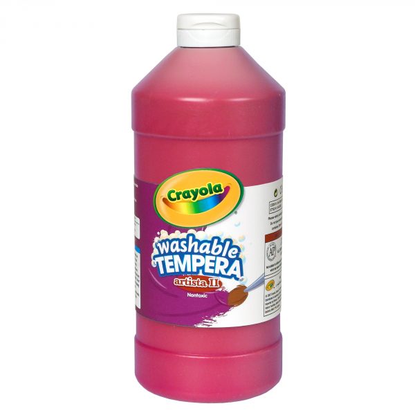 Washable Tempera non-toxic 32 fl oz. Red