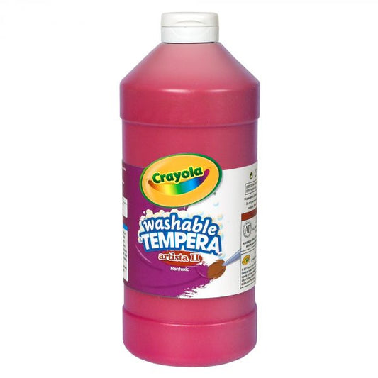 Washable Tempera non-toxic 32 fl oz. Red