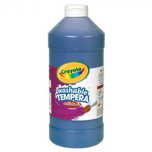 Washable Tempera non-toxic 12 fl oz. Blue