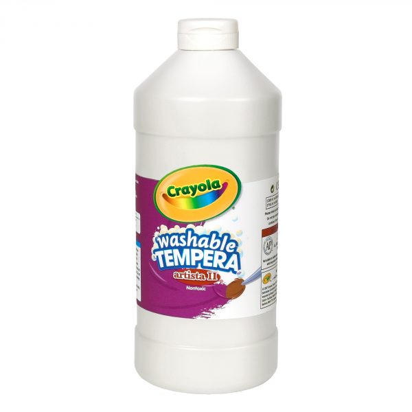 Washable Tempera non-toxic 32 fl oz. White