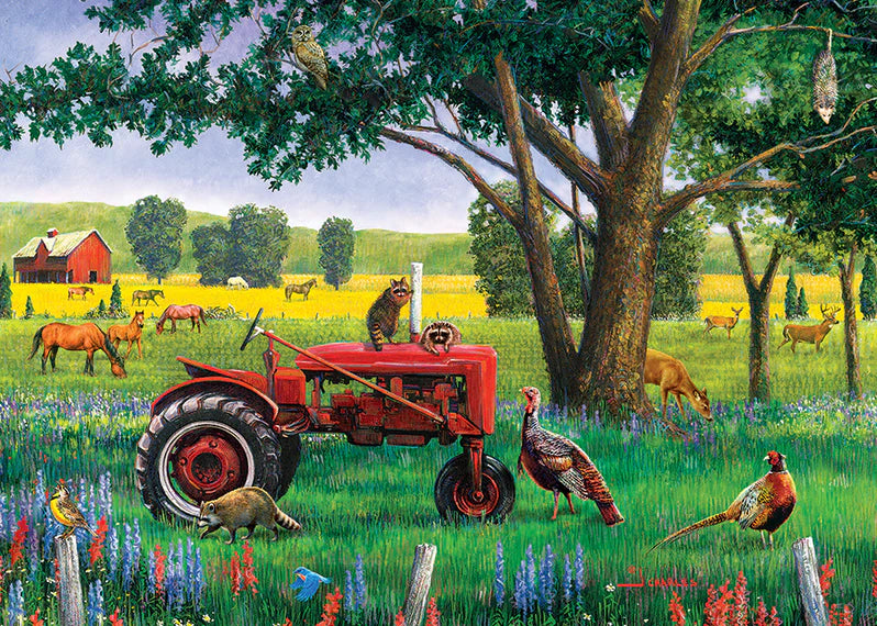 Red Tractor 35pc tray puzzle