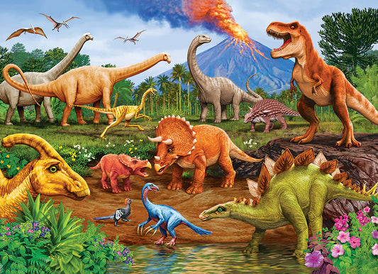 Triceratops and Friends 35pc tray puzzle