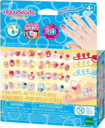 Aquabeads Heart & Ribbon Nail Refill