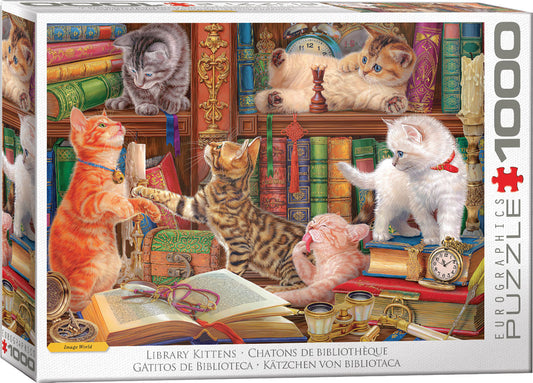 Library Kittens 1000pc