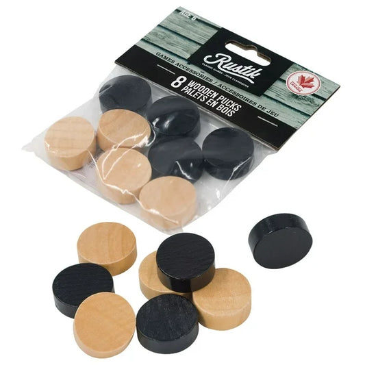 Wooden Pucks (8)