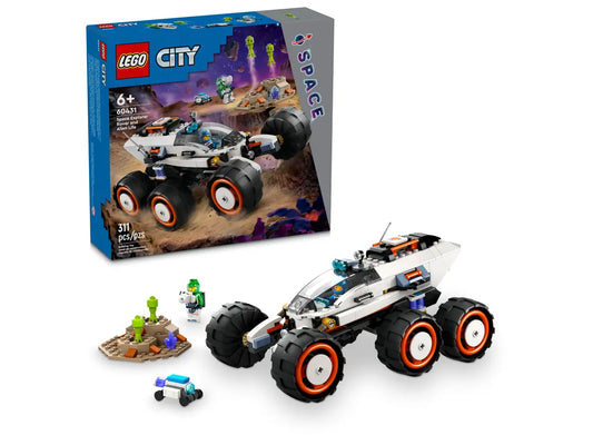 City Space Explorer Rover and Alien Life