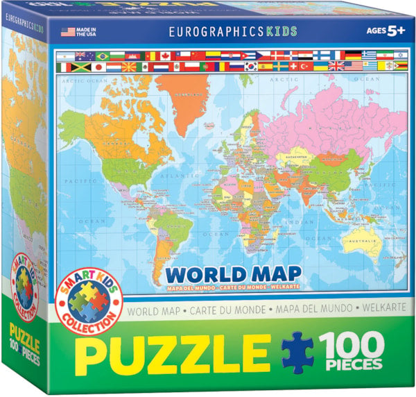 World Map 100pc