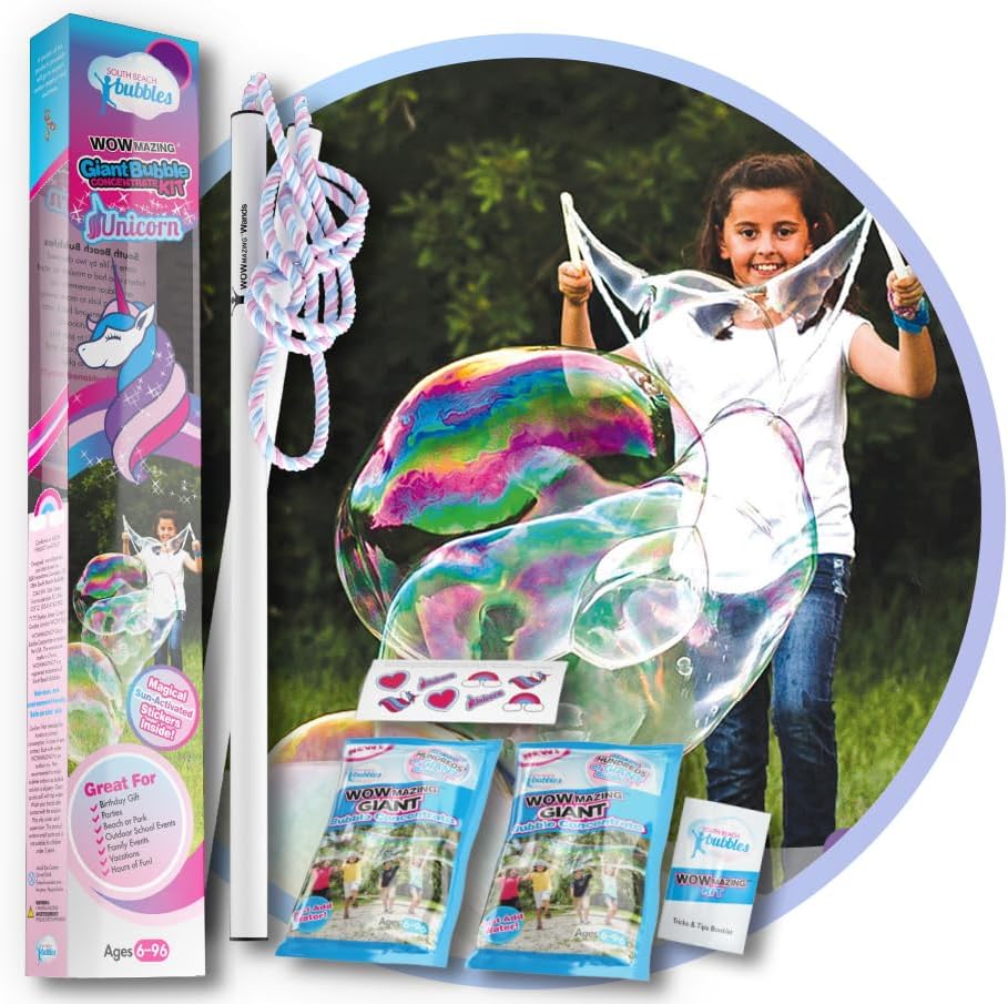 Wowmazing Giant Bubble Concentrate Kit Unicorn – Hobby and Toy Central