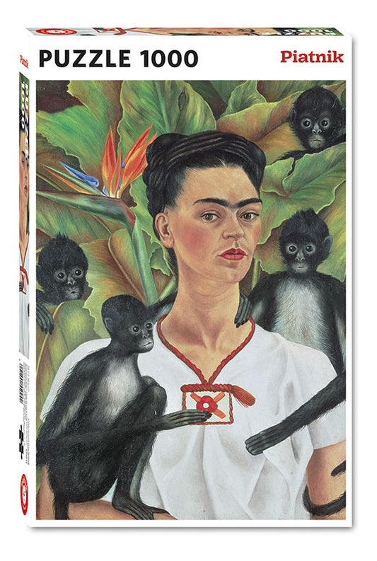 Frida Kahlo Self Portrait with Monkeys 1000pc