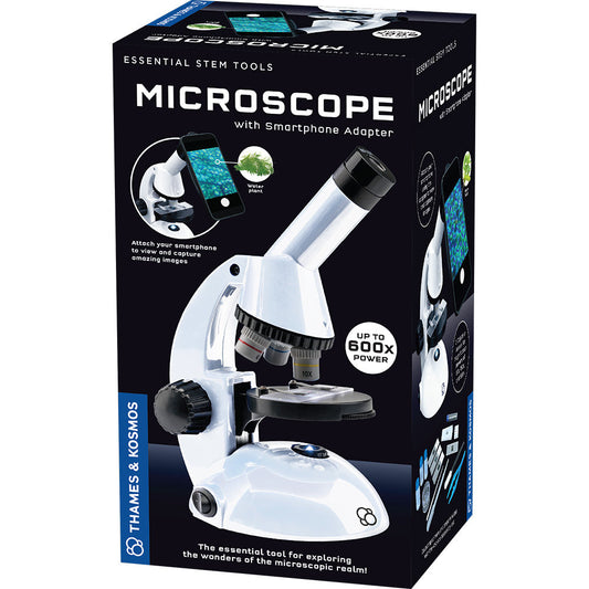 Microscope with Smartphone Adapter 600X