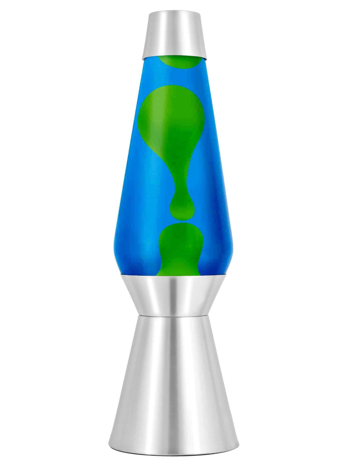 27" Lava Lamp Yellow/Blue/Silver