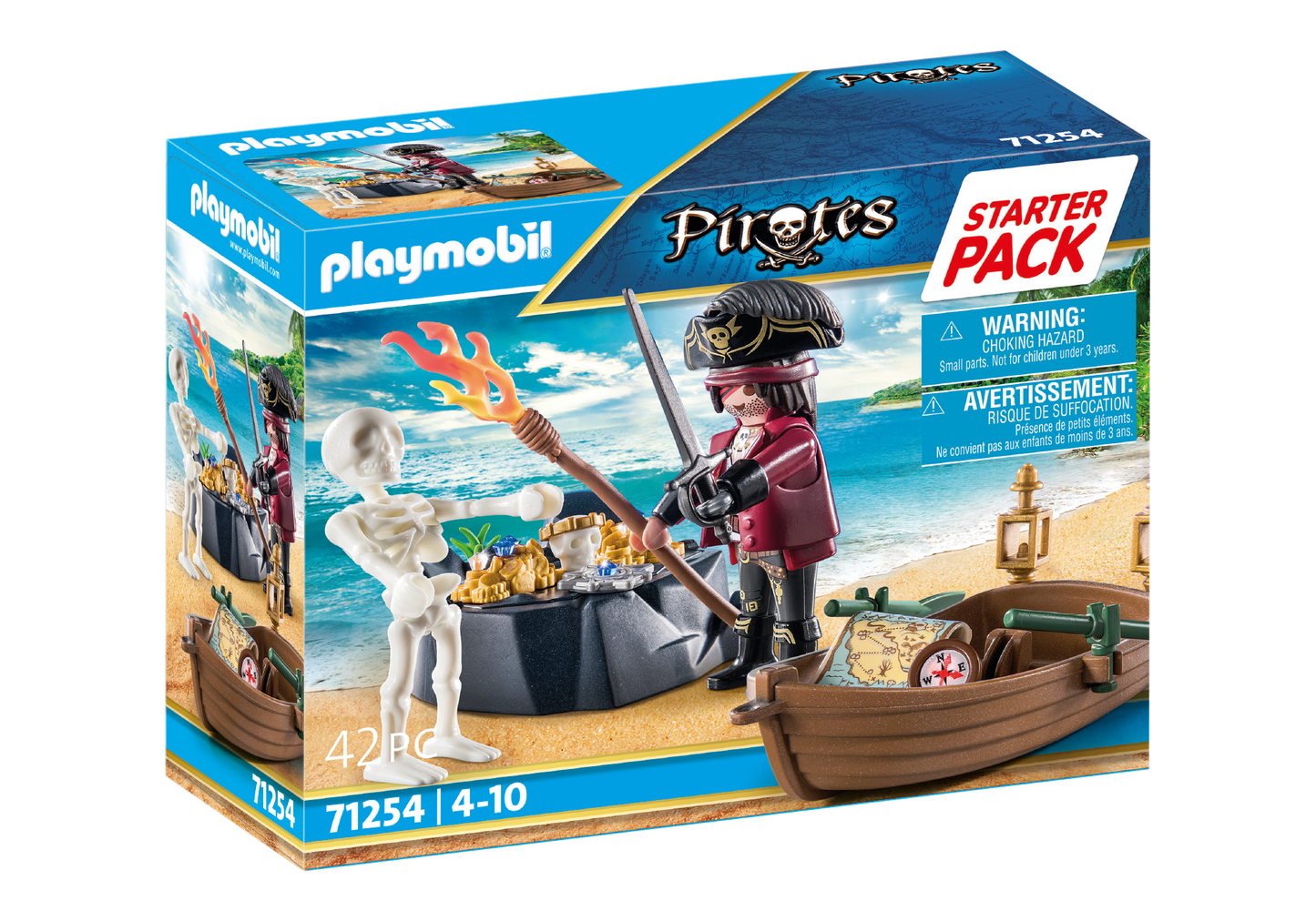 Starter Pack Pirates with Rowing Boat