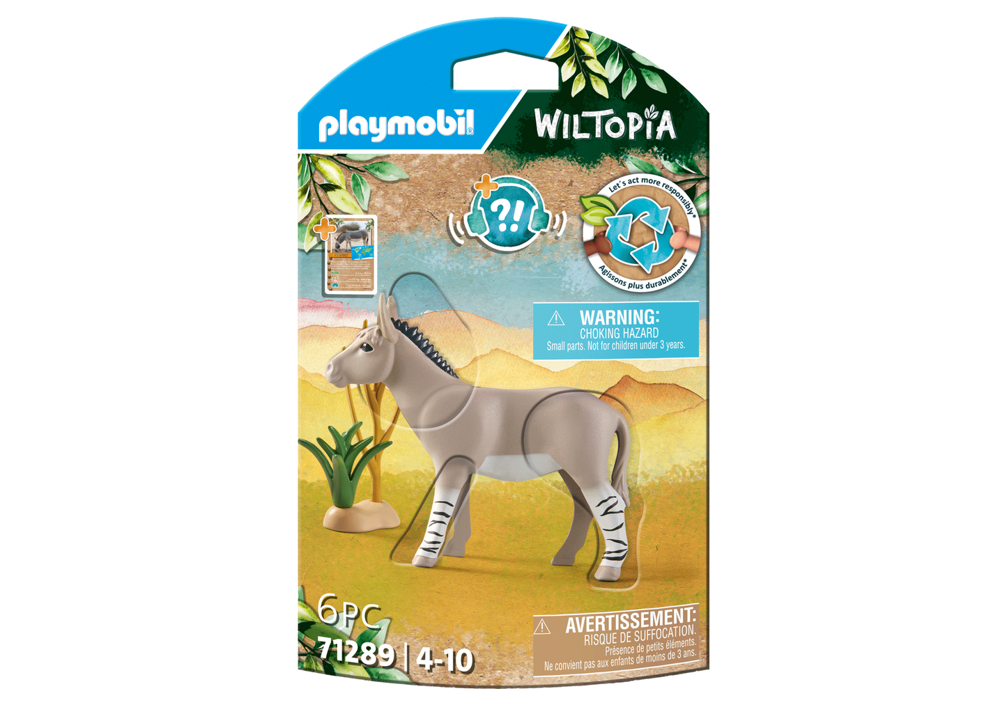 Wiltopia African Wild Donkey