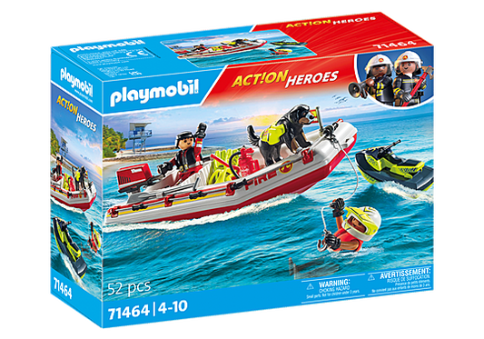 Action Heroes Fireboat with Water Scooter