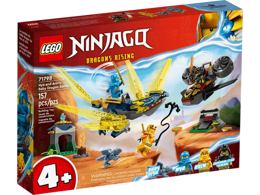 Ninjago Nya and Arin's Baby Dragon Battle