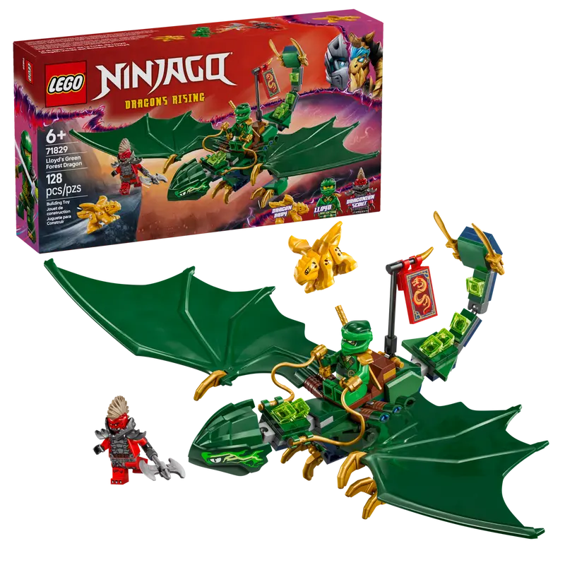 Ninjago Lloyd's Green Forest Dragon