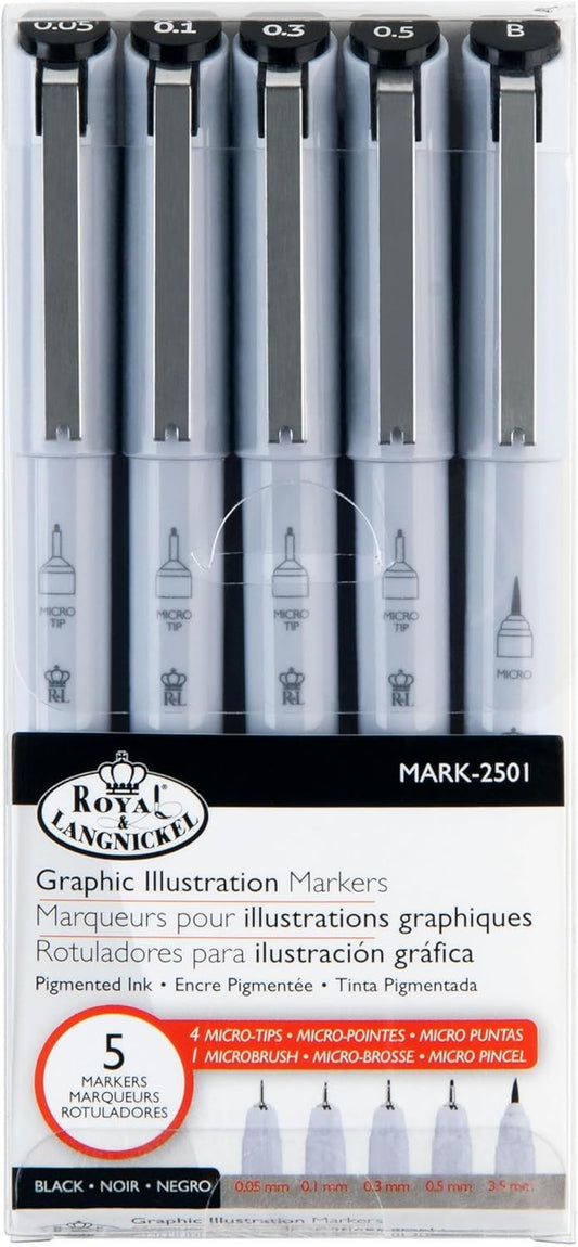 Graphic Illustration Markers (5)