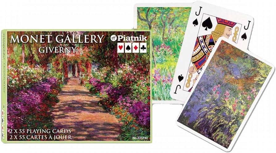 Monet Gallery 2X55 Playing Cards