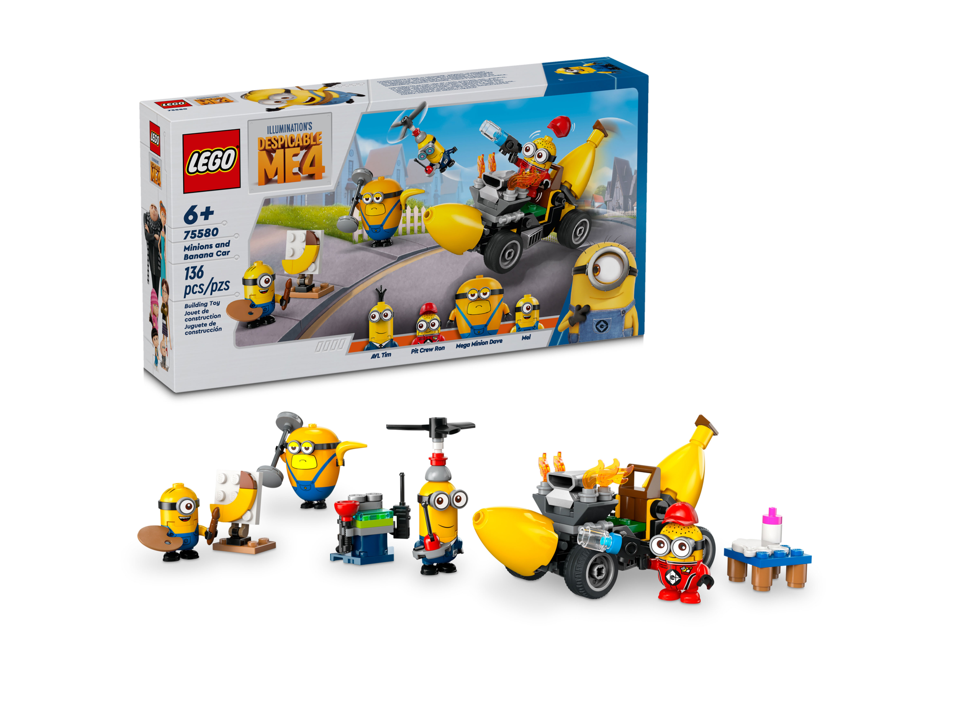 Despicable Me4 Minions and Banana Car Hobby and Toy Central