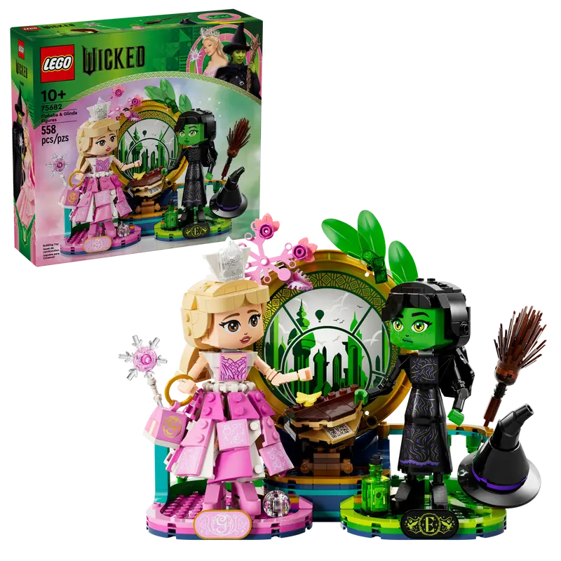 Wicked Elphaba & Glinda Figures