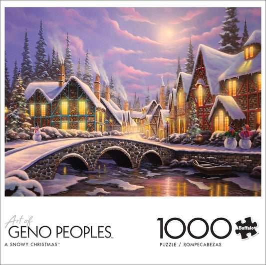 Geno Peoples A Snowy Christmas 1000pc