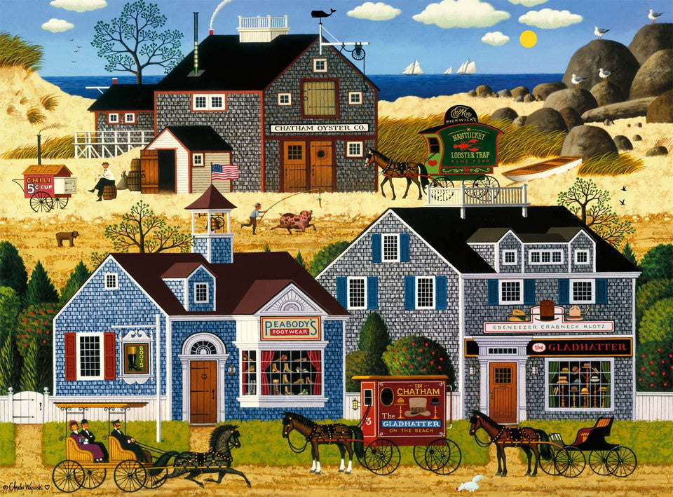 Charles Wysocki Devilstone Harbor 1000pc