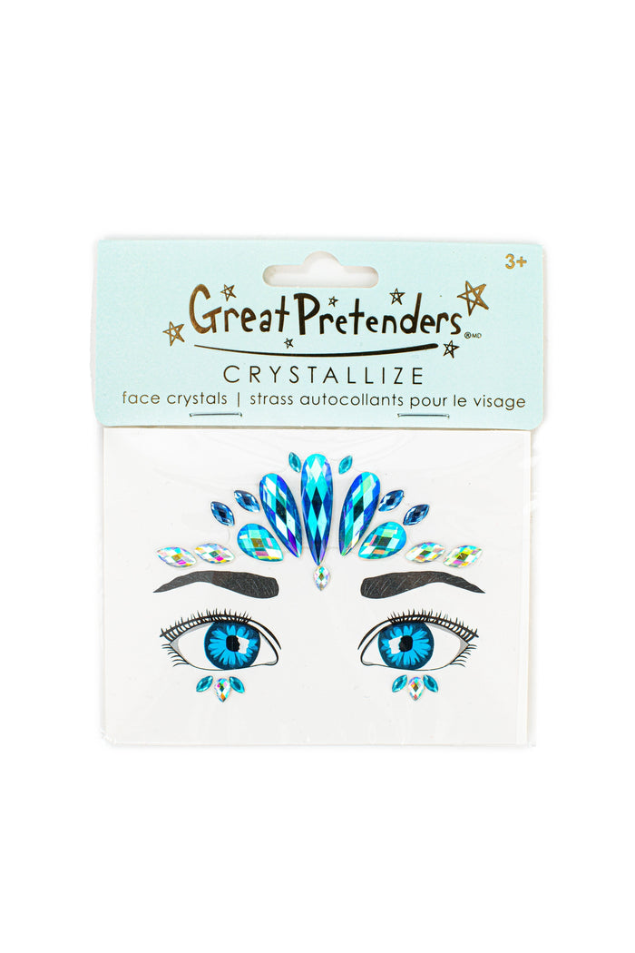 Face Crystals Ocean Mermaid Stickers