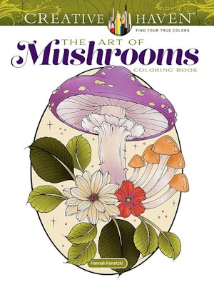 The Art Of Mushrooms Coloring book