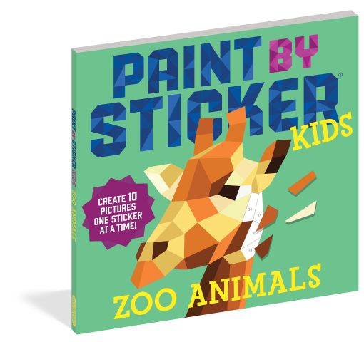 Paint by Sticker Kids - Zoo Animals