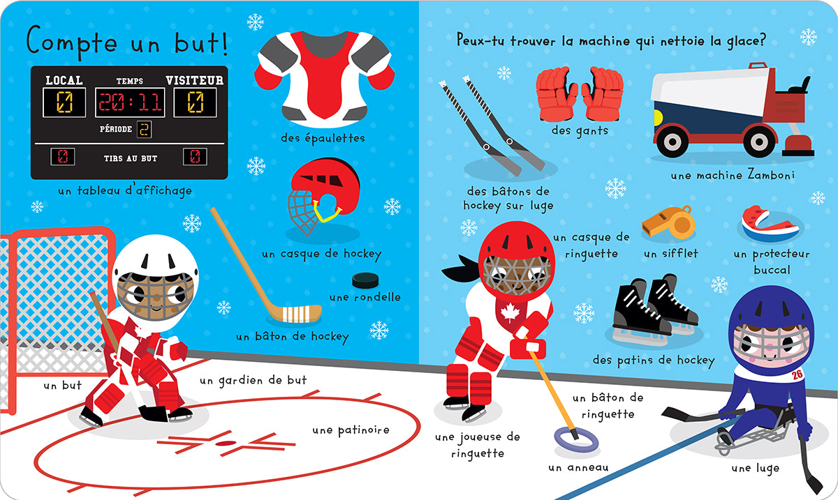 Hourra! Le Hockey! (french)