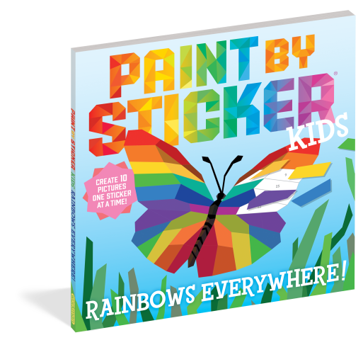 Paint by Sticker Kids - Rainbows Everywhere!