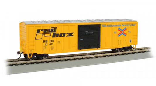 HO 50' Outside Braced Box Car with End of Train Device Railbox