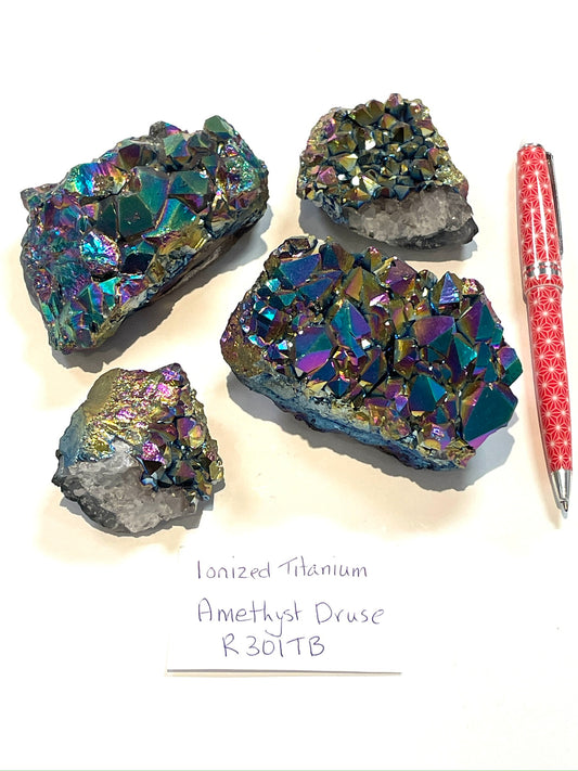 Ionized Titanium Amethyst Druse