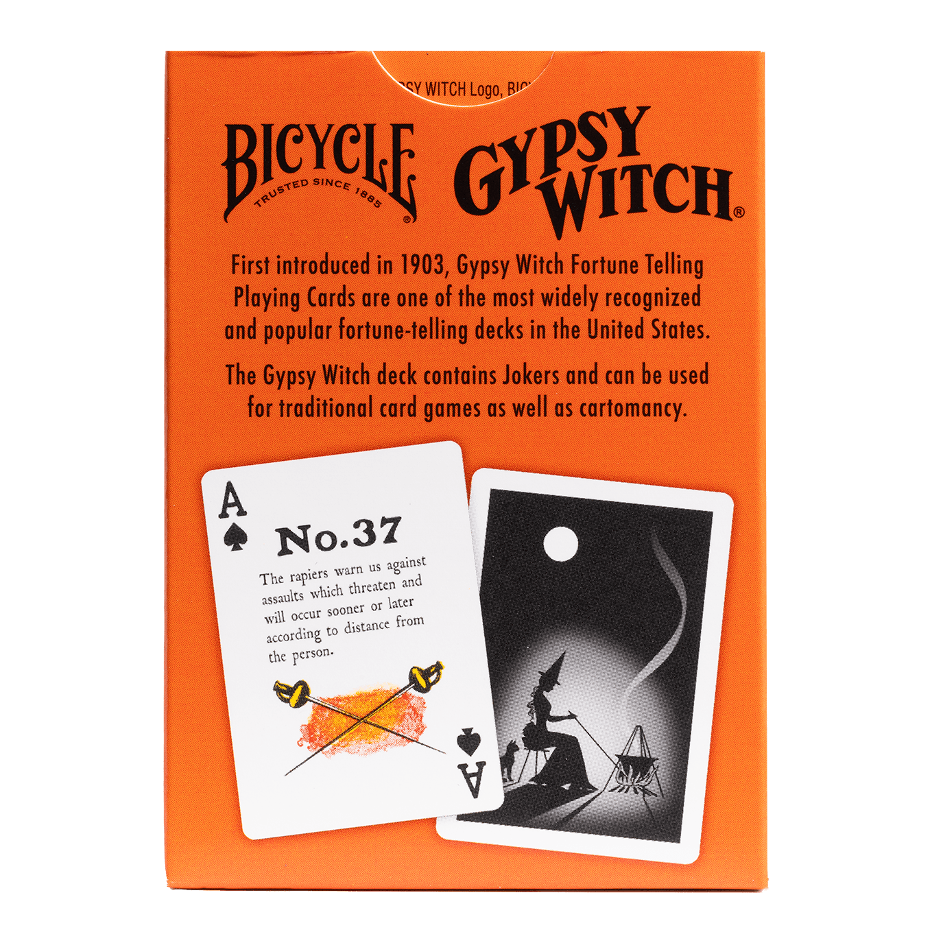 Bicycle Gypsy Witch Fortune Telling Playing Cards