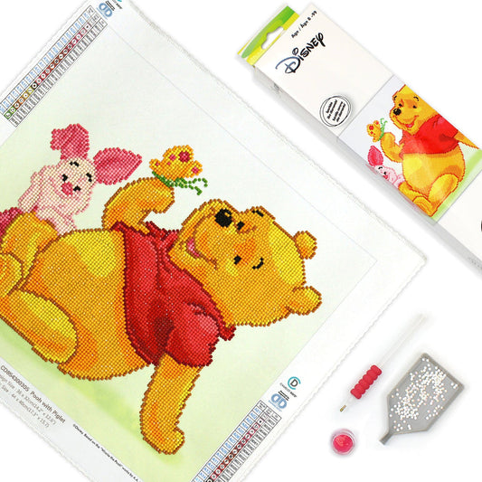 Pooh with Piglet Diamond Kit 14.2X12.6"