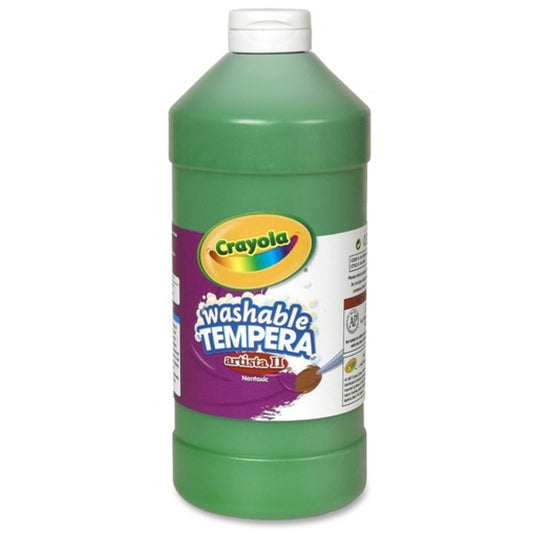 Washable Tempera non-toxic 32floz. Green