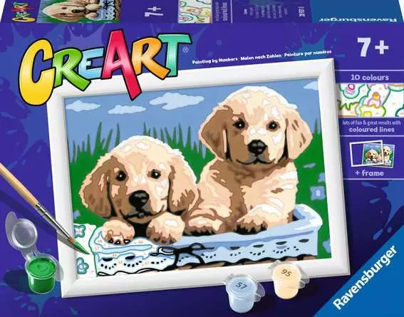 CreArt Cute Puppies 7X5"